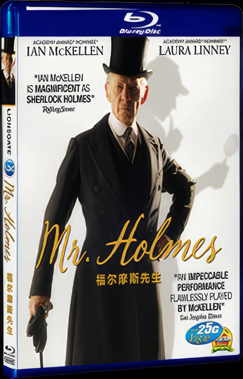 Mr. Holmes (2015) Movie 1-Disc Box Set for Gift Collection Blu-ray