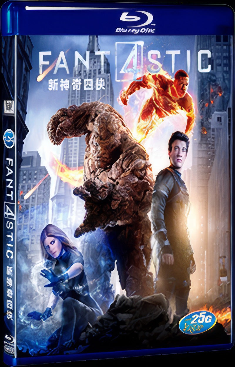 Fantastic Four (2015) Movie 1-Disc Box Set for Gift Collection Blu-ray