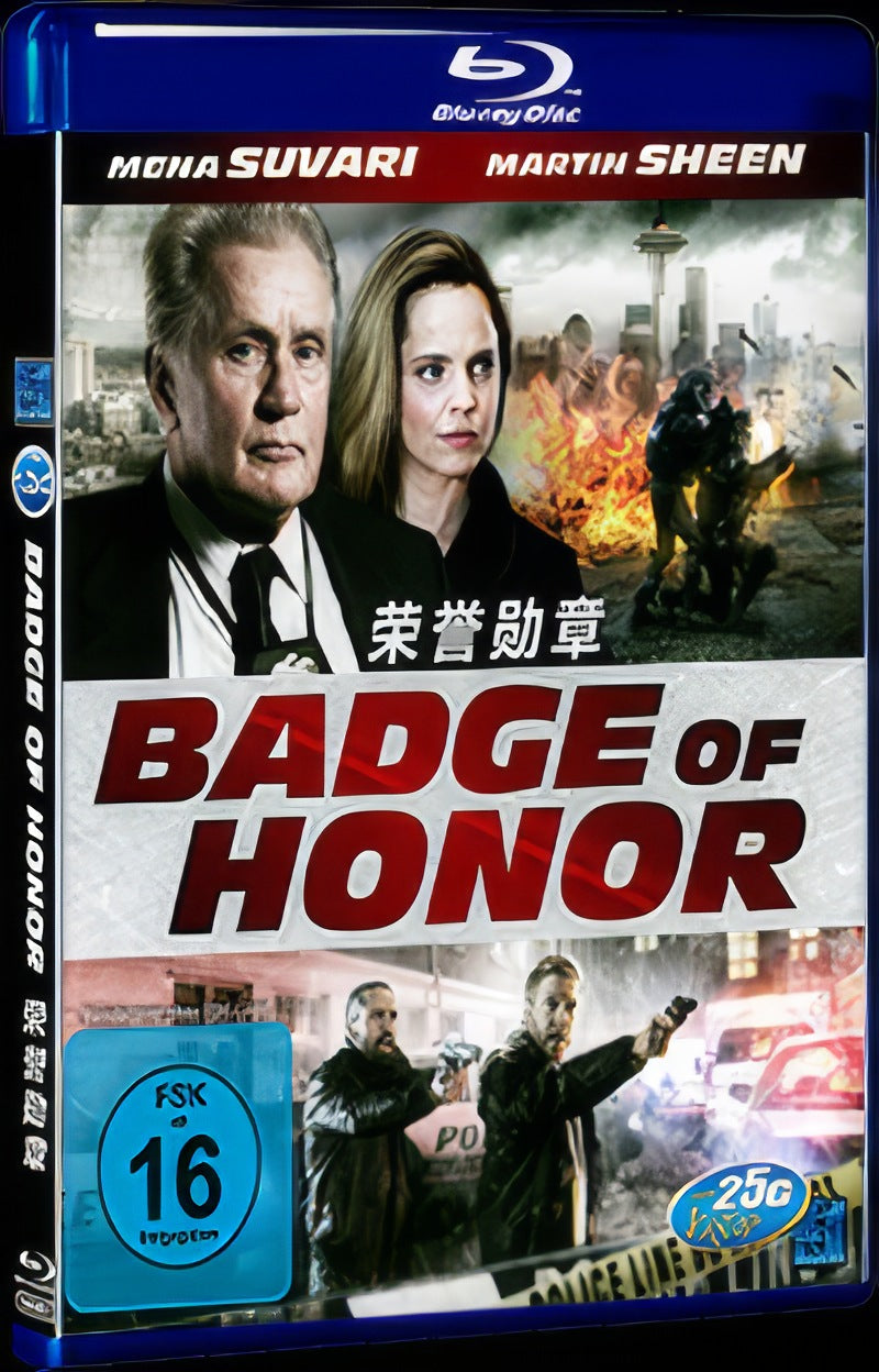Badge of Honor (2014) Movie 1-Disc Box Set for Gift Collection Blu-ray