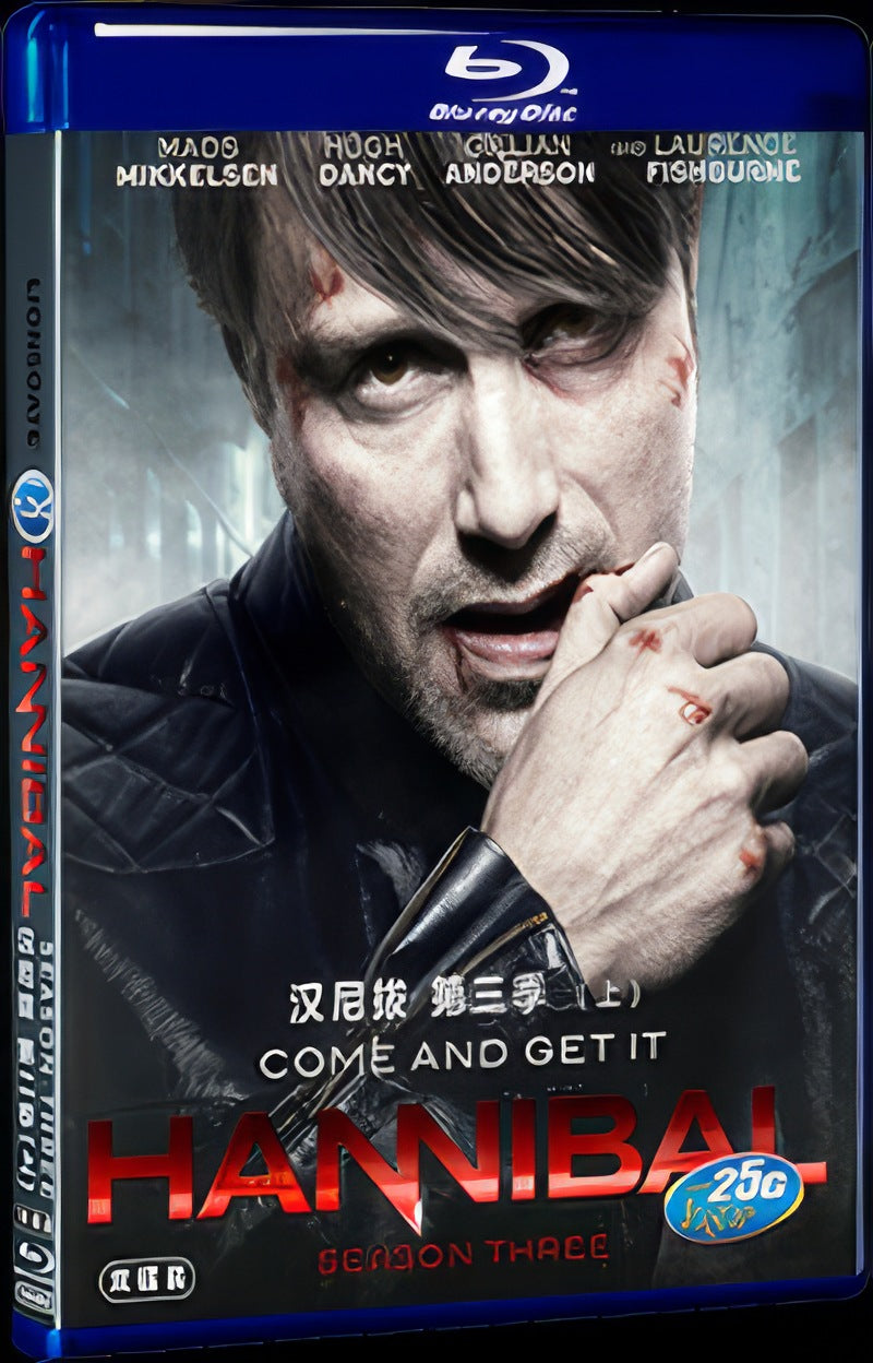 Hannibal Season 3 (2015) Movie 4-Disc Box Set for Gift Collection Blu-ray