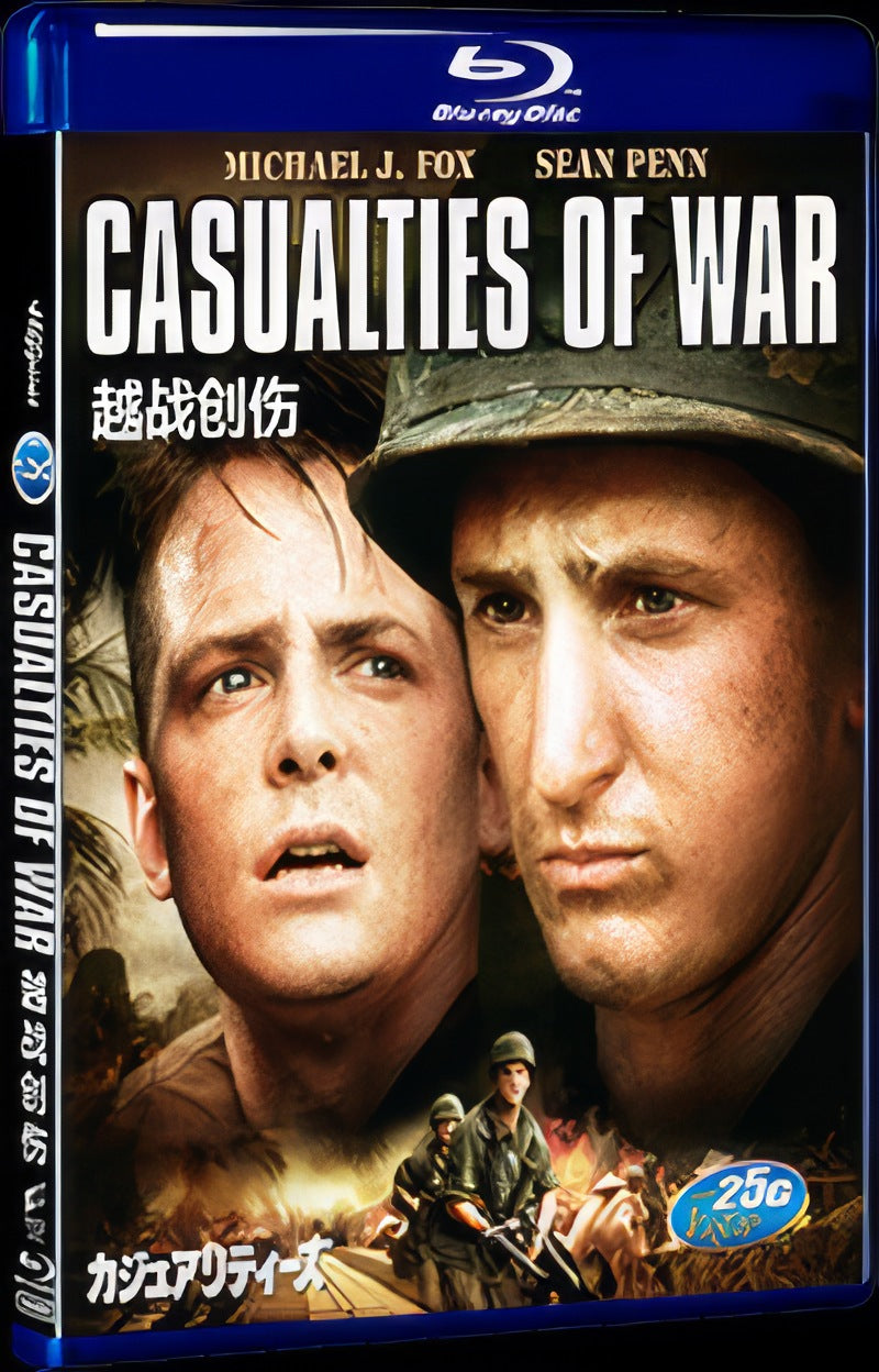 Casualties of War (1989) Movie 1-Disc Box Set for Gift Collection Blu-ray