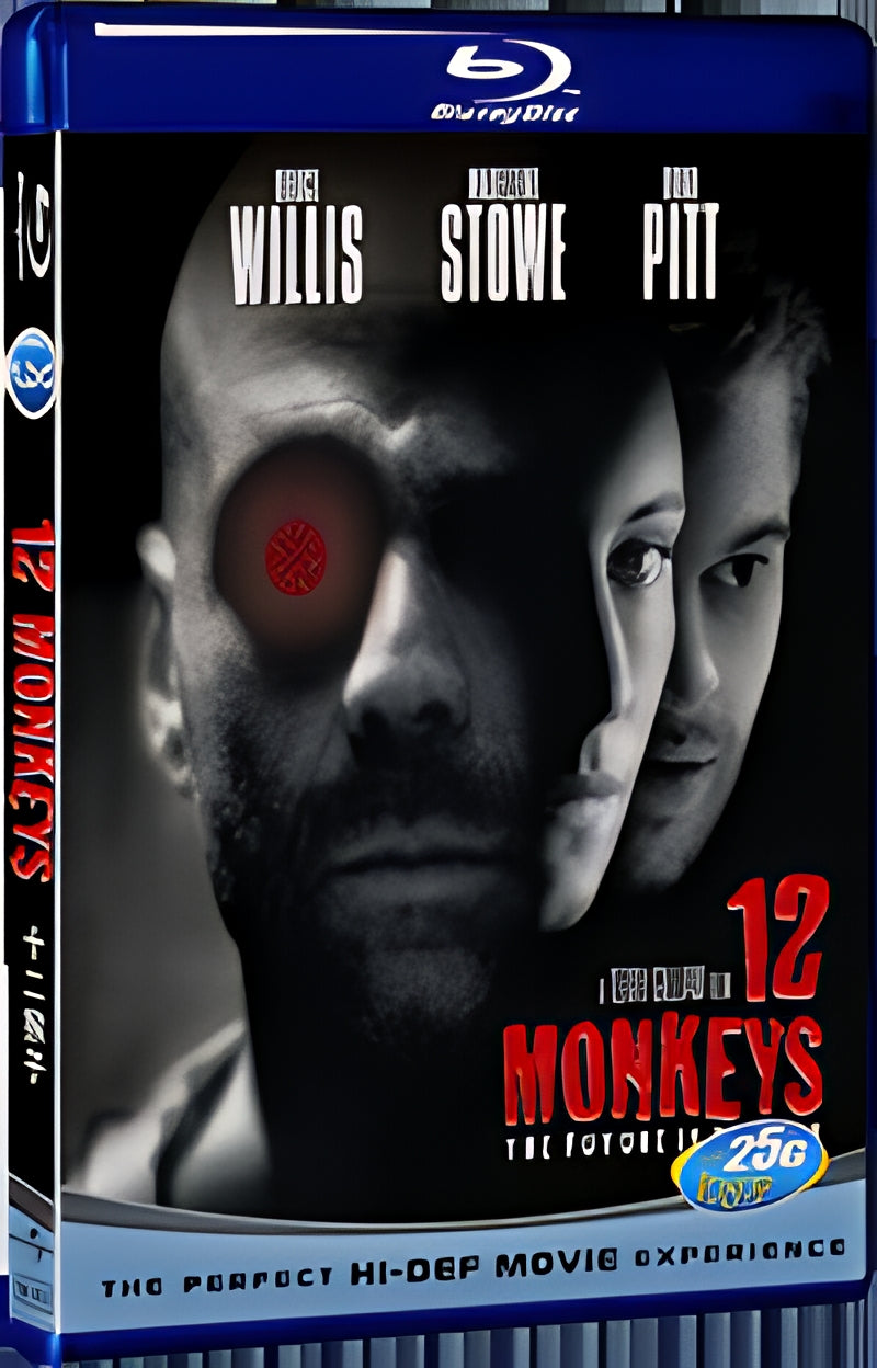 1995 Twelve Monkeys 1080P for Gift 1-Disc All RegionPlay Seal Box Blu-ray