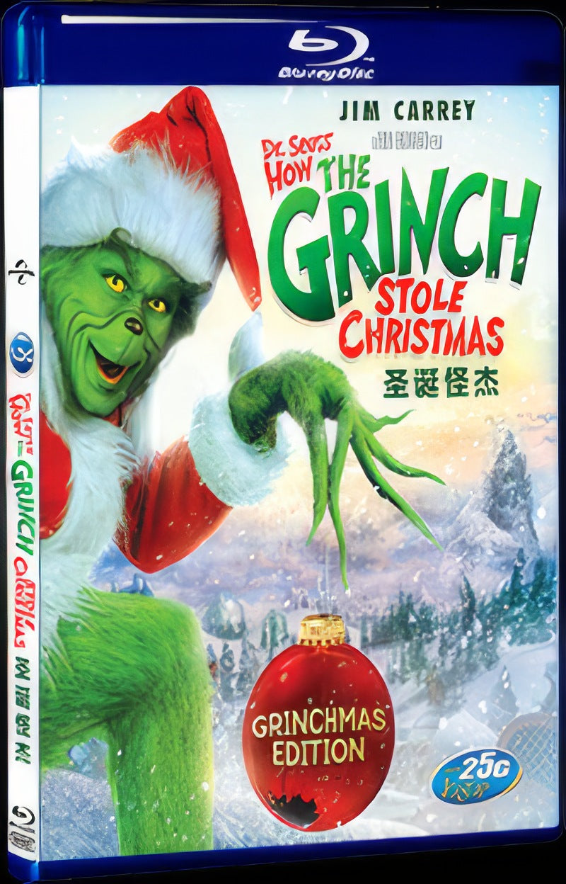 How the Grinch Stole Christmas (2000) Movie 1-Disc Box Set for Gift Collection Blu-ray