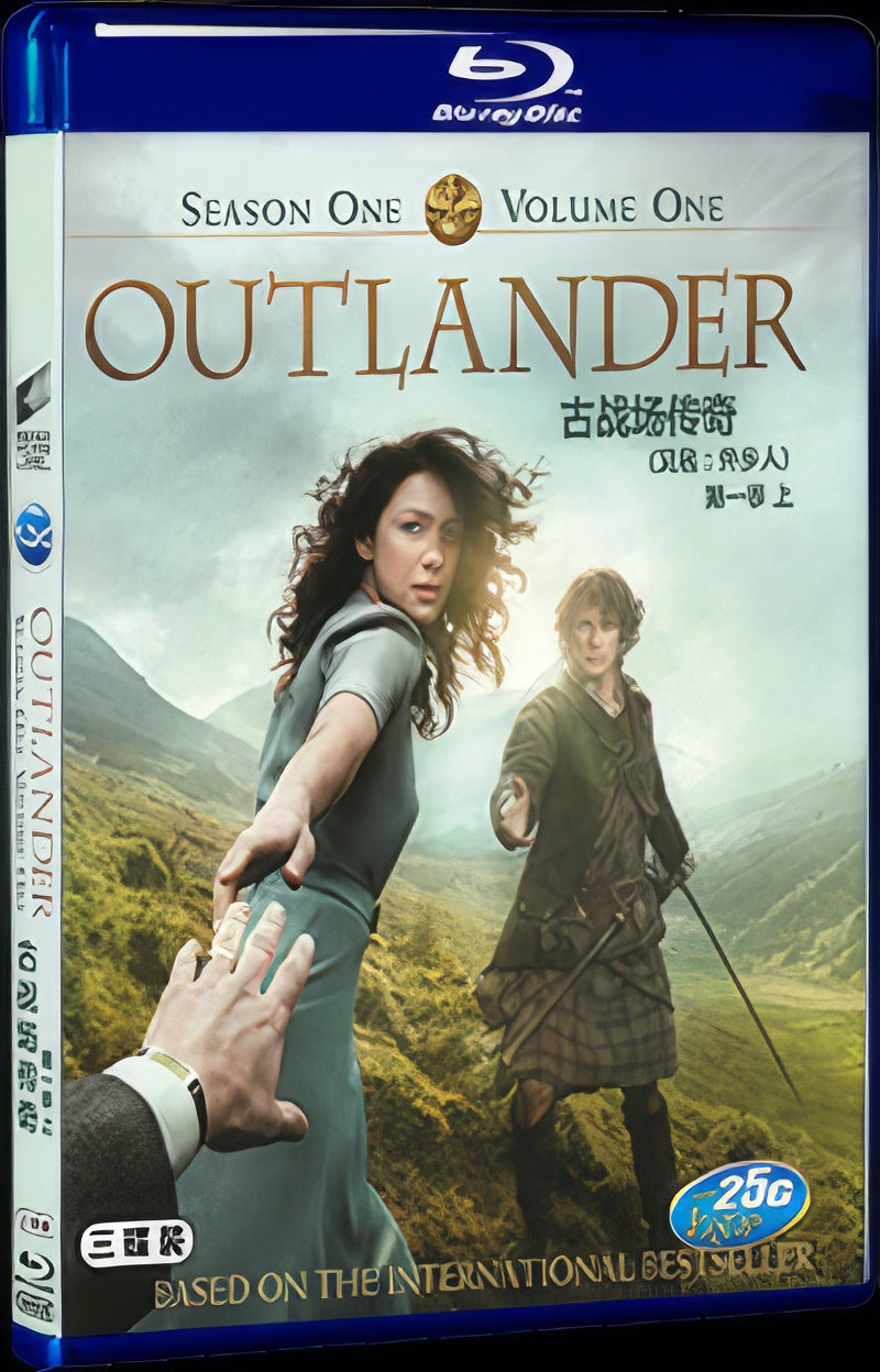 Outlander Season 1 (2014) Movie 5-Disc Box Set for Gift Collection Blu-ray