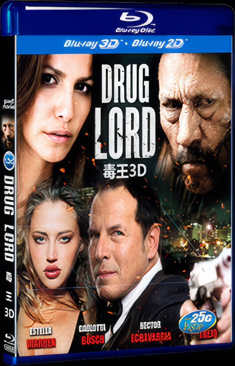 2015 DRUG LORD 3D Movie 1-Disc Box Set for Gift Collection Blu-ray