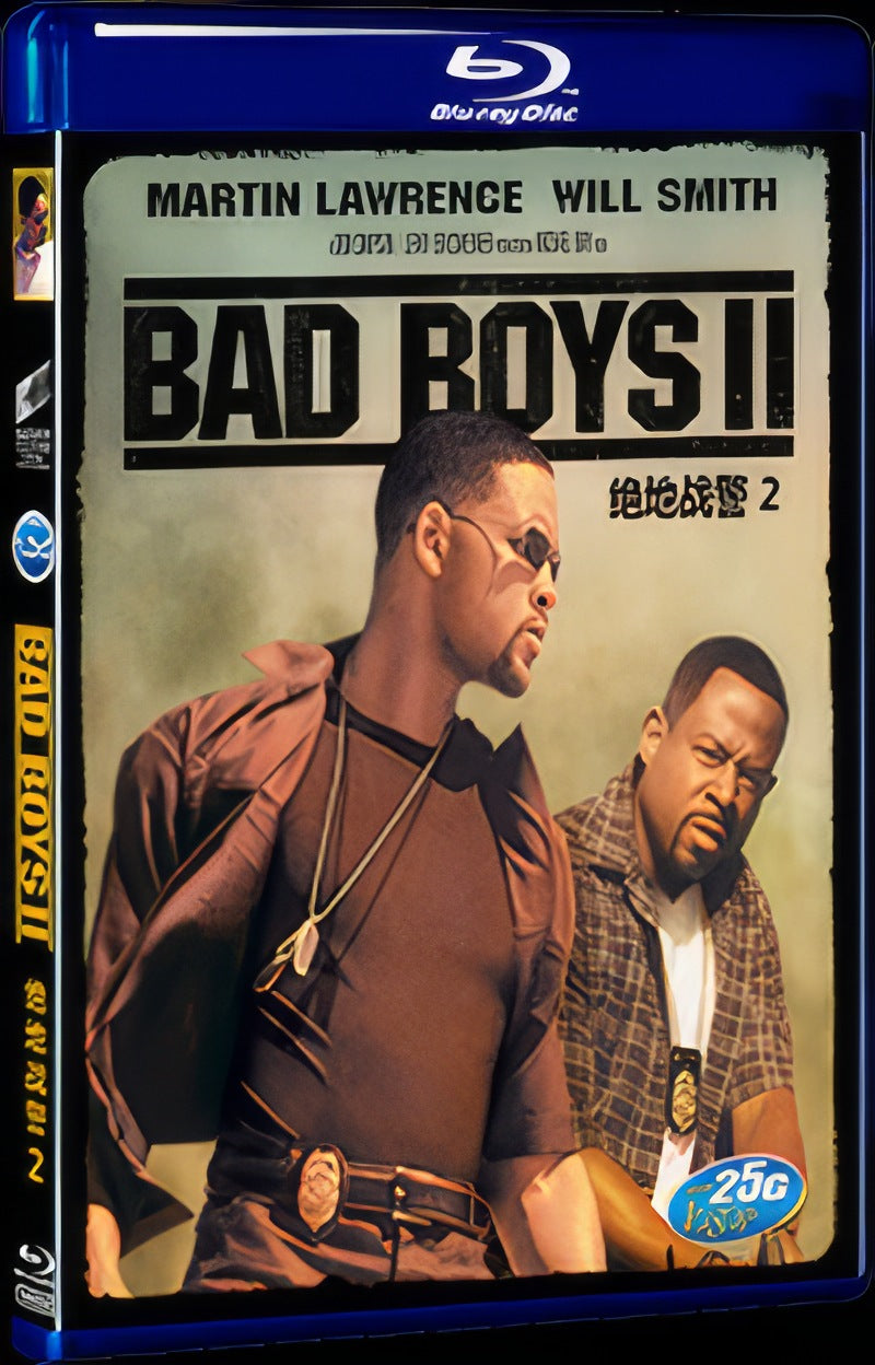 Bad Boys II (2003) Movie 1-Disc Box Set for Gift Collection Blu-ray