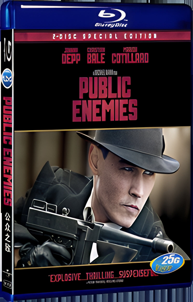 2009 Public Enemies 1080P for Gift 1-Disc All RegionPlay Seal Box Blu-ray