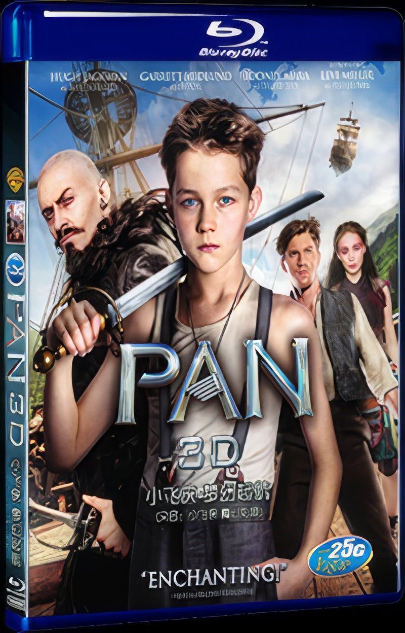 Pan (2015) Movie 1-Disc Box Set for Gift Collection Blu-ray