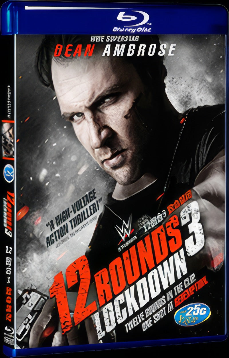 12 Rounds 3: Lockdown (2015) Movie 1-Disc Box Set for Gift Collection Blu-ray