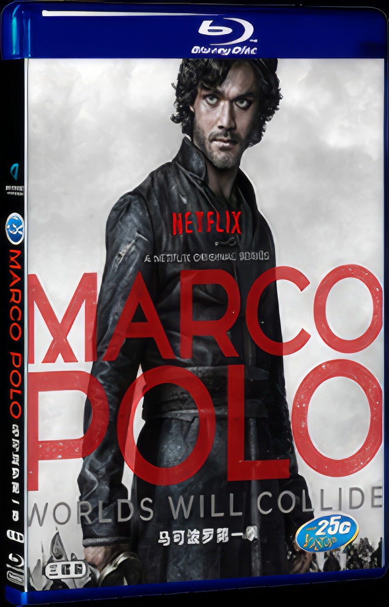 Marco Polo Season 1 (2014) Movie 3-Disc Box Set for Gift Collection Blu-ray