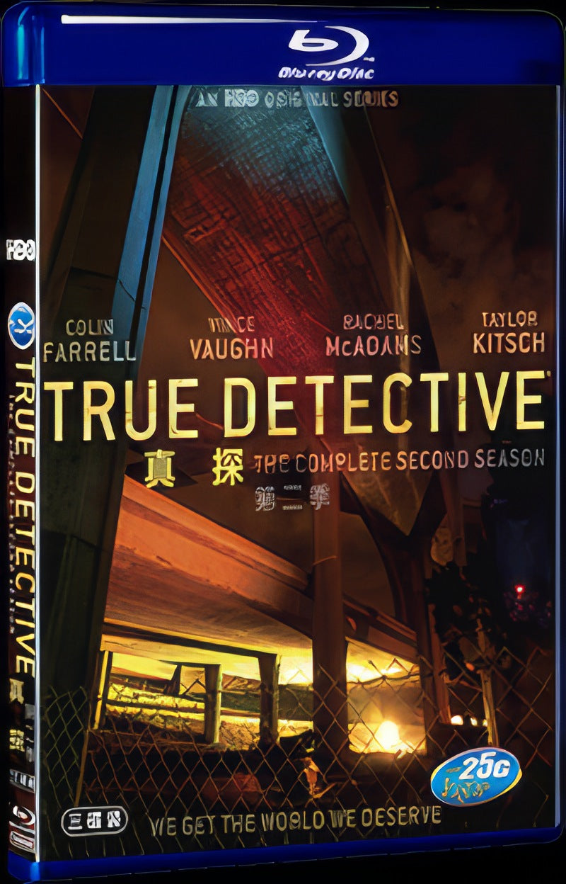True Detective Season 2 (2015) Movie 3-Disc Box Set for Gift Collection Blu-ray