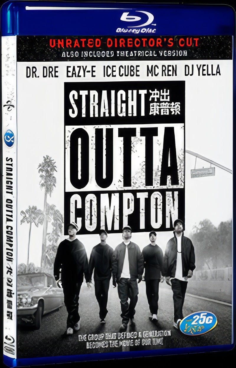 Straight Outta Compton (2015) Movie 1-Disc Box Set for Gift Collection Blu-ray
