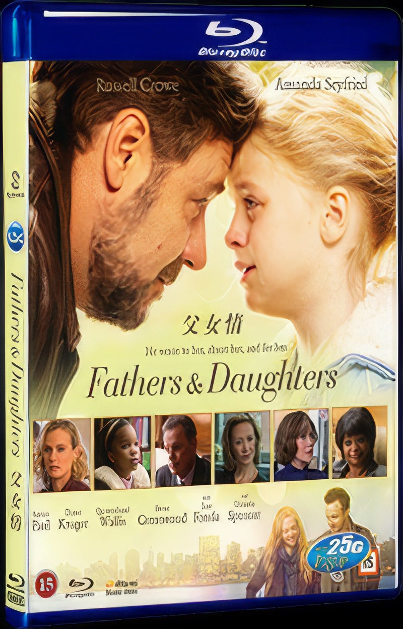 Fathers and Daughters (2015) Movie 1-Disc Box Set for Gift Collection Blu-ray