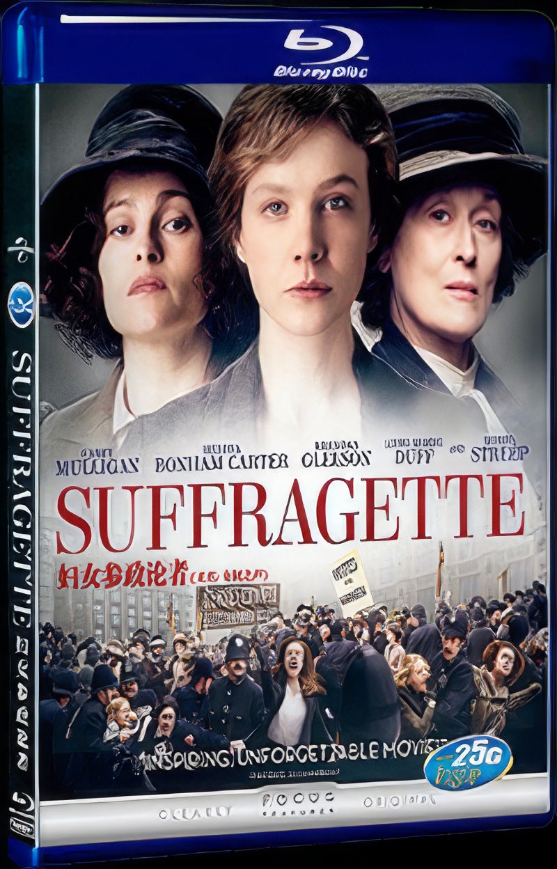 Suffragette (2015) Movie 1-Disc Box Set for Gift Collection Blu-ray