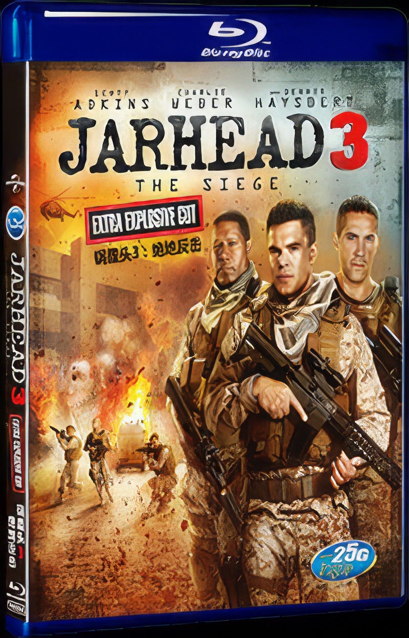 Jarhead 3: The Siege (2016) Movie 1-Disc Box Set for Gift Collection Blu-ray