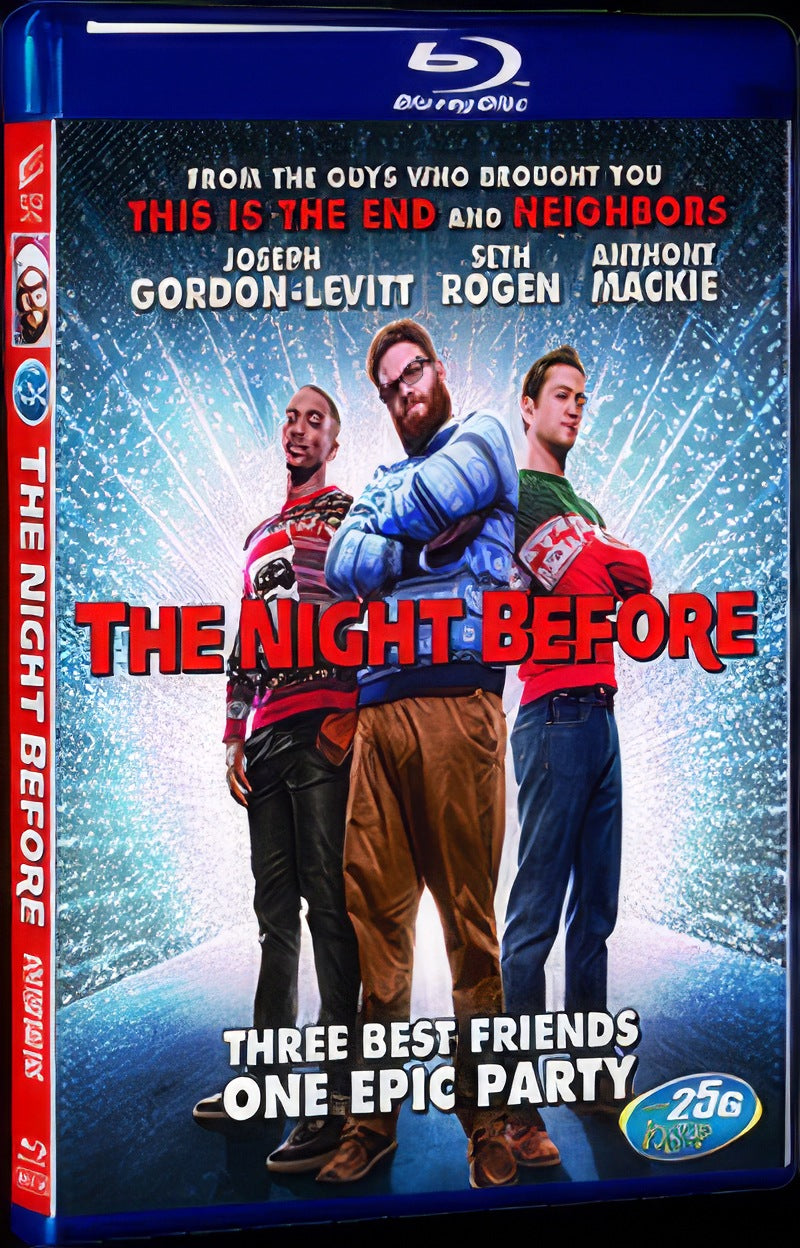 Night Before (2015) Movie 1-Disc Box Set for Gift Collection Blu-ray