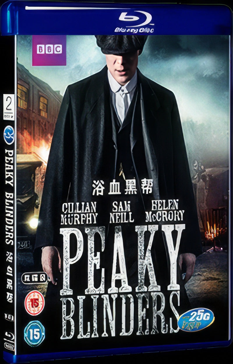 Peaky Blinders Season 1 (2013) Movie 2-Disc Box Set for Gift Collection Blu-ray
