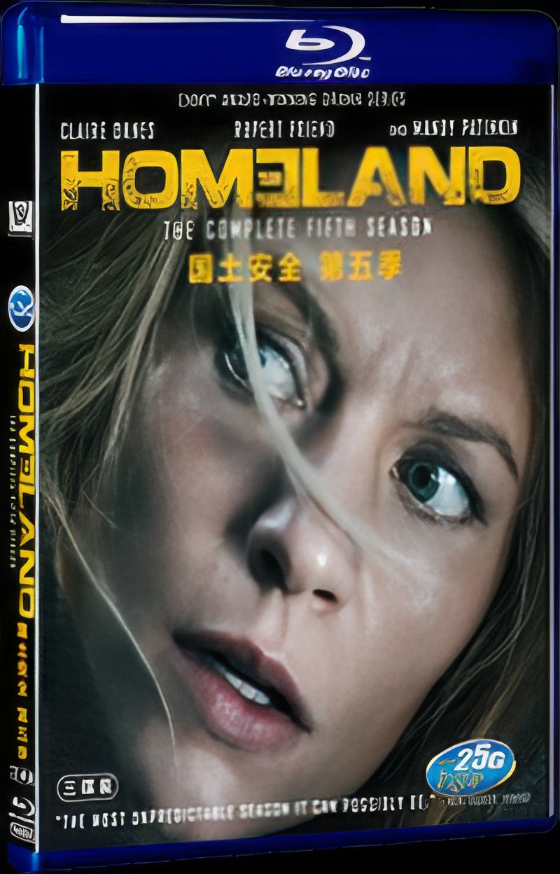 Homeland Season 5 (2015) Movie 3-Disc Box Set for Gift Collection Blu-ray