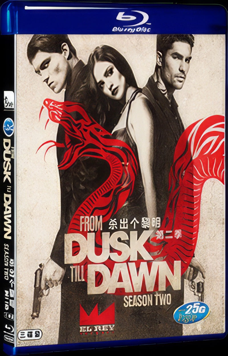 From Dusk Till Dawn: The Series Season 2 (2015) Movie 3-Disc Box Set for Gift Collection Blu-ray