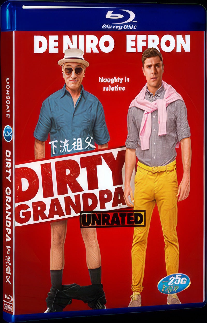 Dirty Grandpa (2016) Movie 1-Disc Box Set for Gift Collection Blu-ray