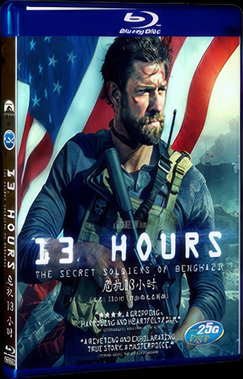 13 Hours The Secret Soldiers of Benghazi (2016) Movie 1-Disc Box Set for Gift Collection Blu-ray