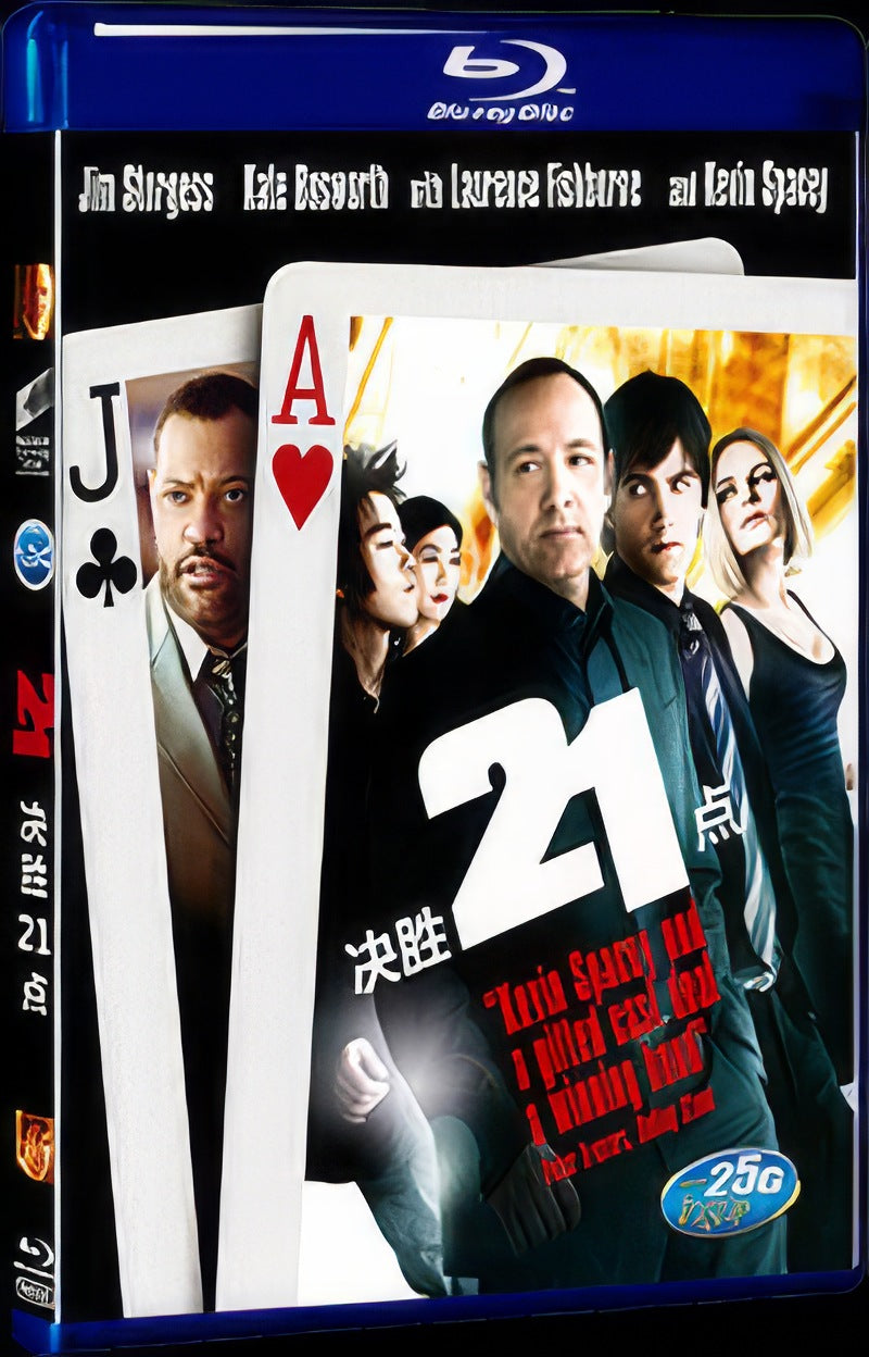 21 - The Movie (2008) Movie 1-Disc Box Set for Gift Collection Blu-ray
