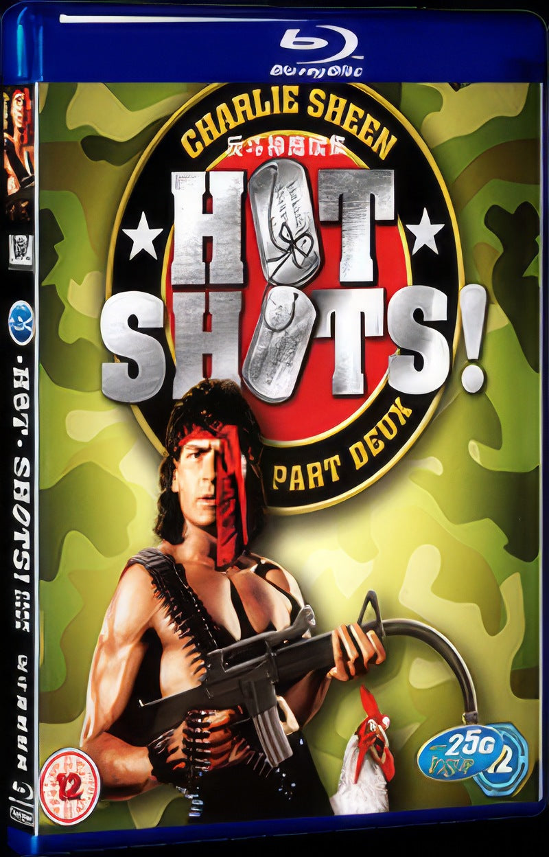 Hot Shots! Part Deux (1993) Movie 1-Disc Box Set for Gift Collection Blu-ray