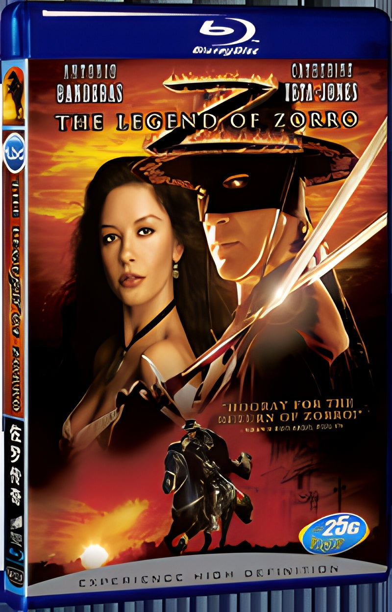 2005 The Legend of Zorro 1080P for Gift 1-Disc All RegionPlay Seal Box Blu-ray