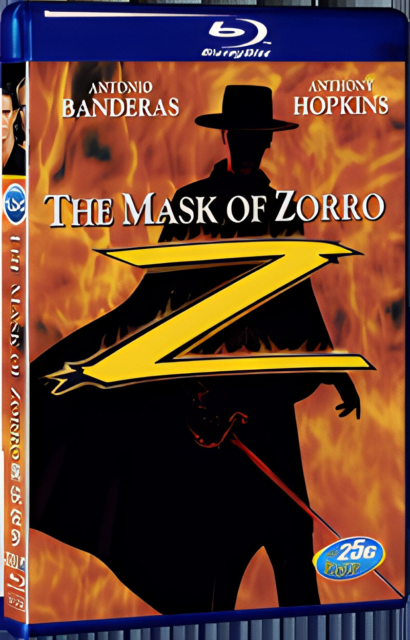 1998 The Mask Of Zorro 1080P for Gift 1-Disc All RegionPlay Seal Box Blu-ray