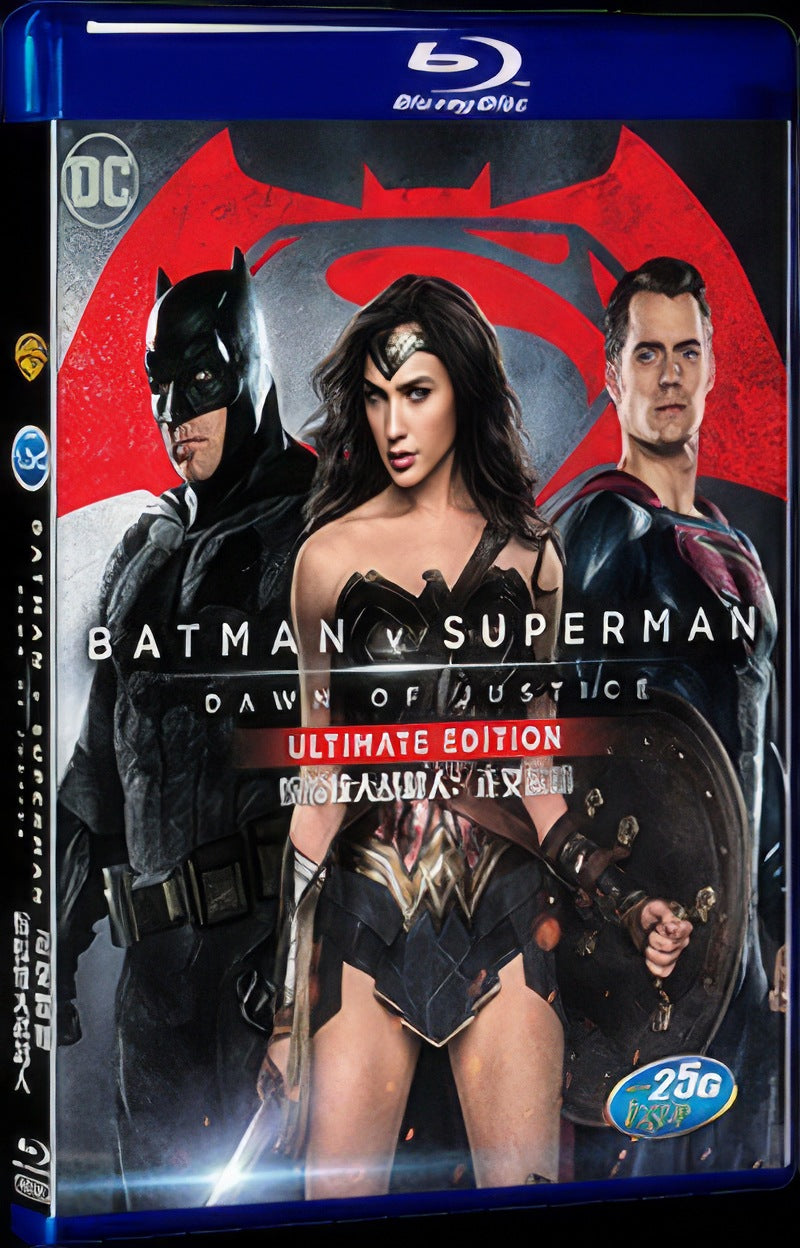 Batman v Superman: Dawn of Justice (2016) Movie 1-Disc Box Set for Gift Collection Blu-ray