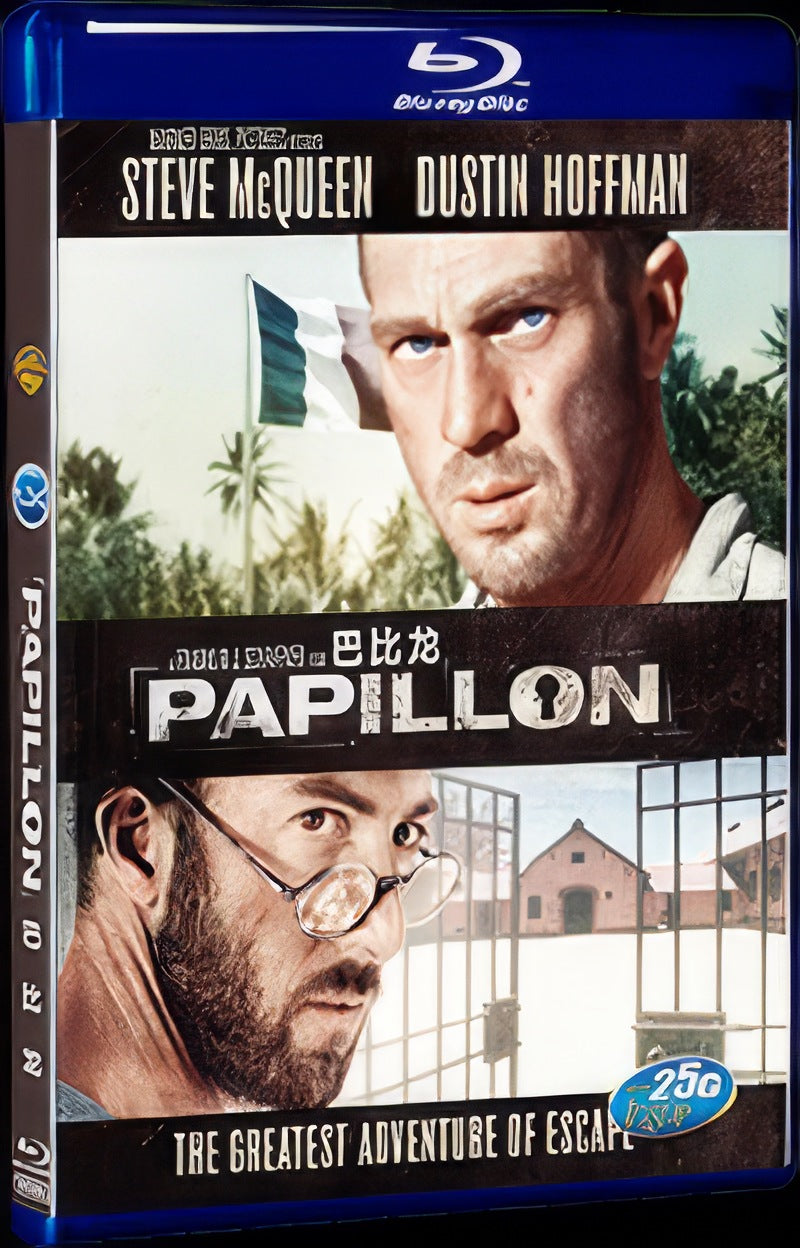 Papillon (1973) Movie 1-Disc Box Set for Gift Collection Blu-ray