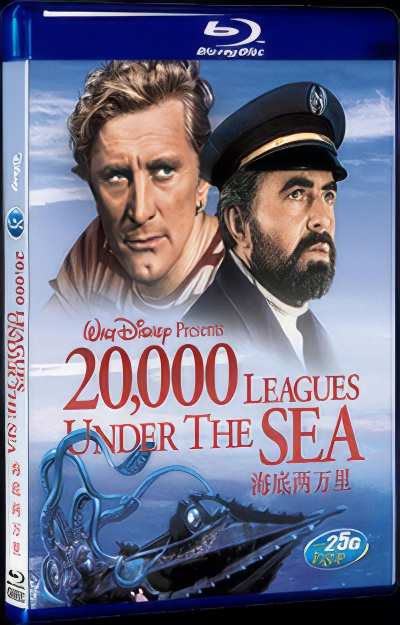 20 000 Leagues Under the Sea (1954) Movie 1-Disc Box Set for Gift Collection Blu-ray