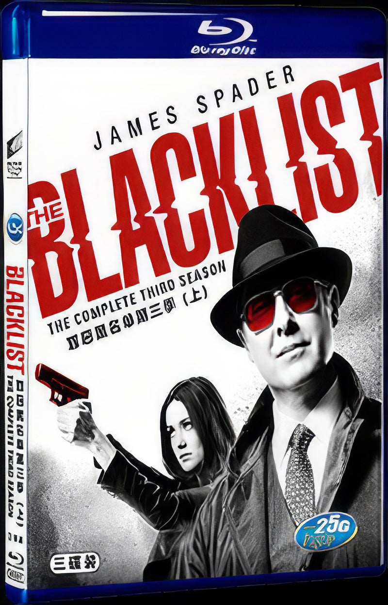 The Blacklist Season 3 (2015) Movie 5-Disc Box Set for Gift Collection Blu-ray