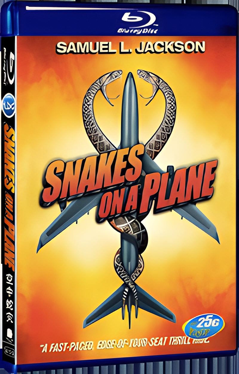 2006 Snakes on a Plane 1080P for Gift 1-Disc All RegionPlay Seal Box Blu-ray