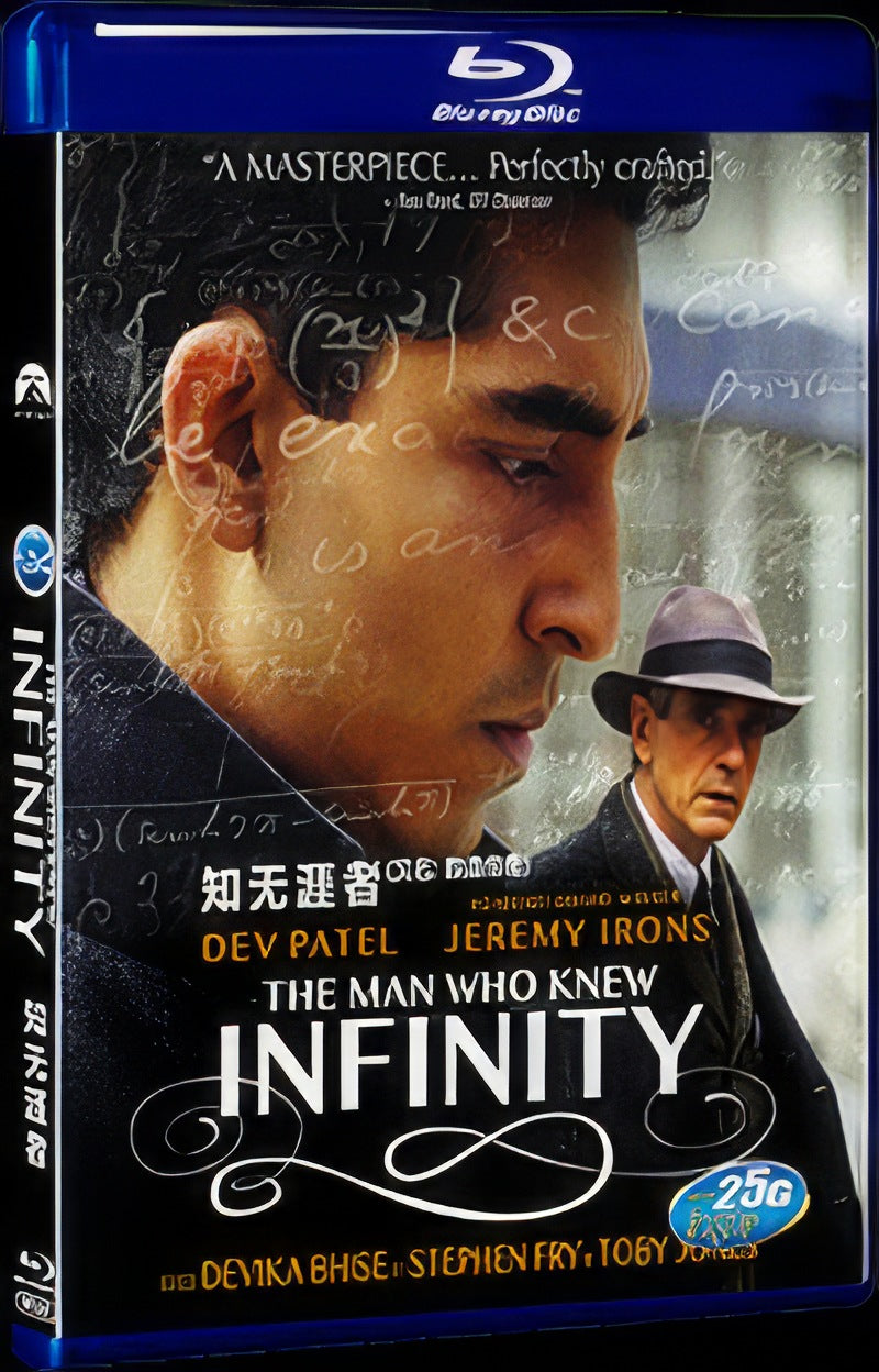 The Man Who Knew Infinity (2015) Movie 1-Disc Box Set for Gift Collection Blu-ray