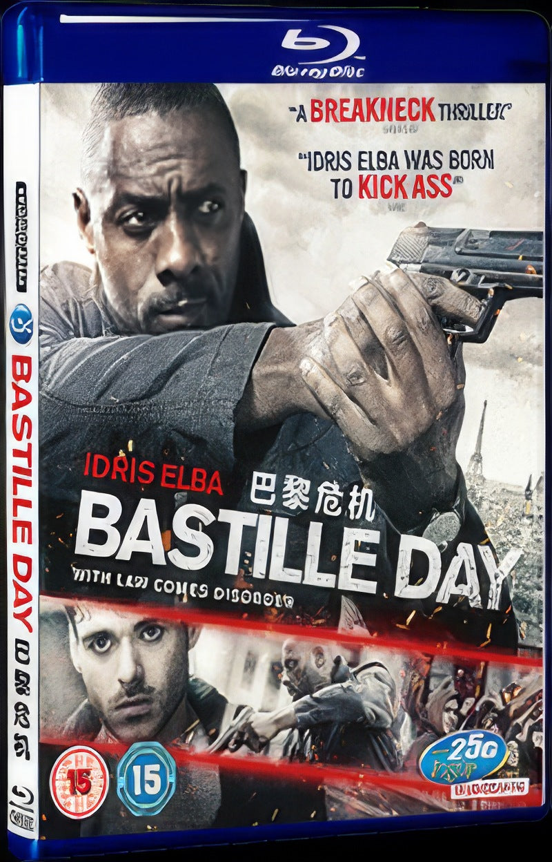 Bastille Day (2016) Movie 1-Disc Box Set for Gift Collection Blu-ray