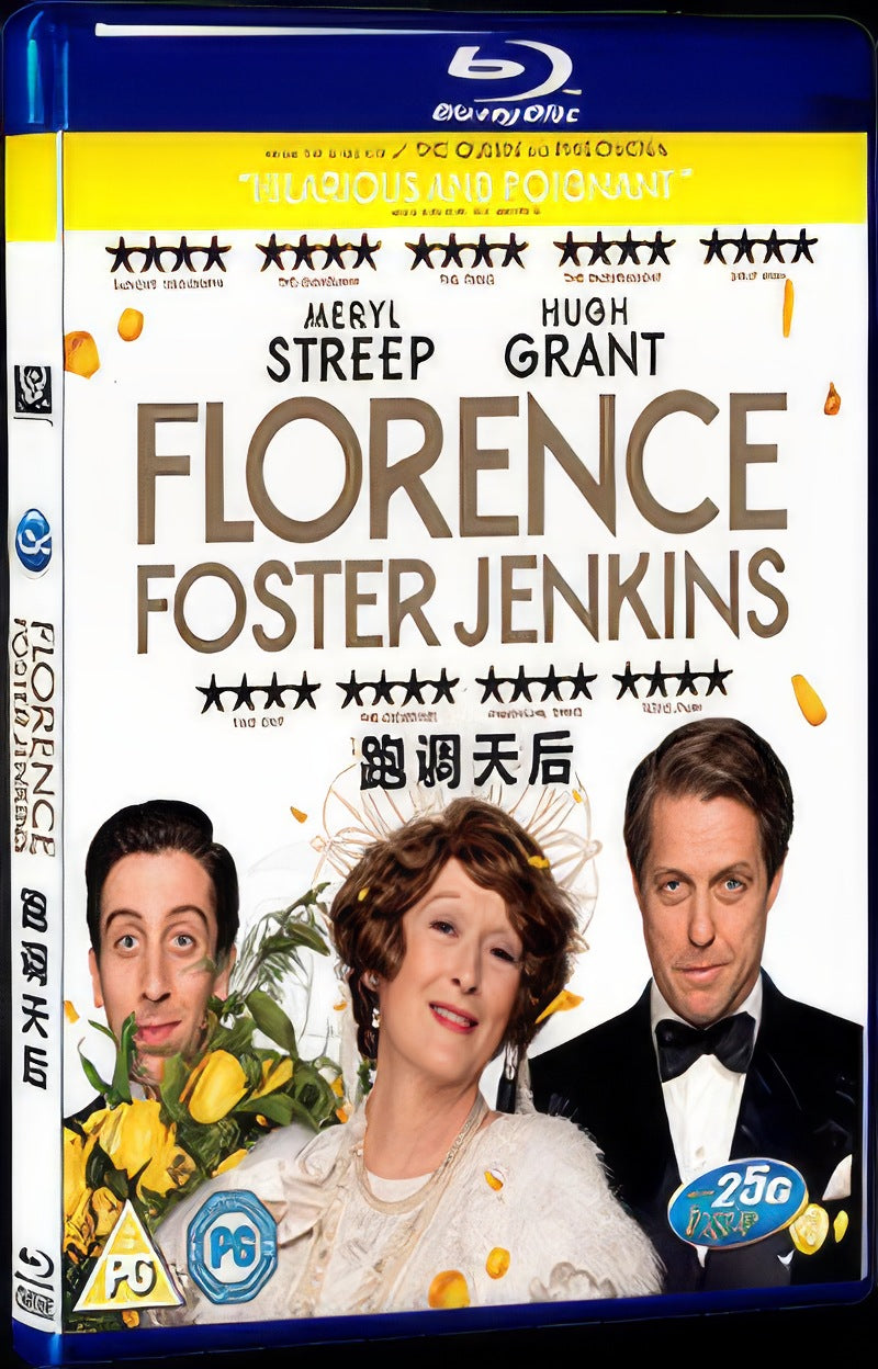 Florence Foster Jenkins (2016) Movie 1-Disc Box Set for Gift Collection Blu-ray