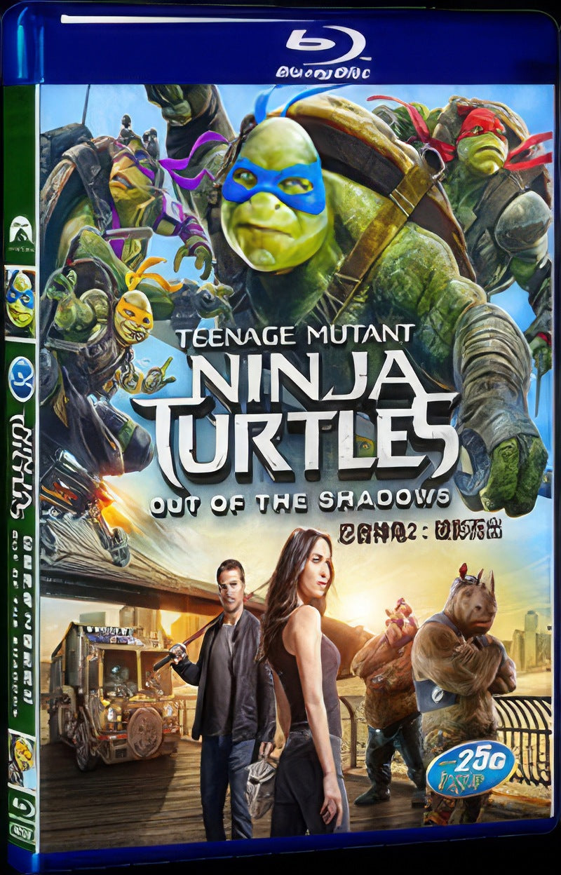 Teenage Mutant Ninja Turtles: Out of the Shadows (2016) Movie 1-Disc Box Set for Gift Collection Blu-ray