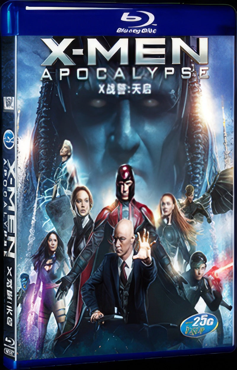 X-Men: Apocalypse (2016) Movie 1-Disc Box Set for Gift Collection Blu-ray
