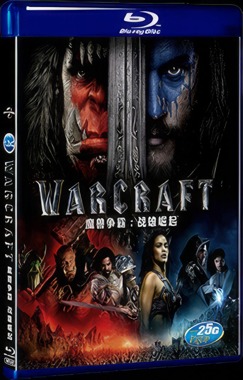 Warcraft (2016) Movie 1-Disc Box Set for Gift Collection Blu-ray