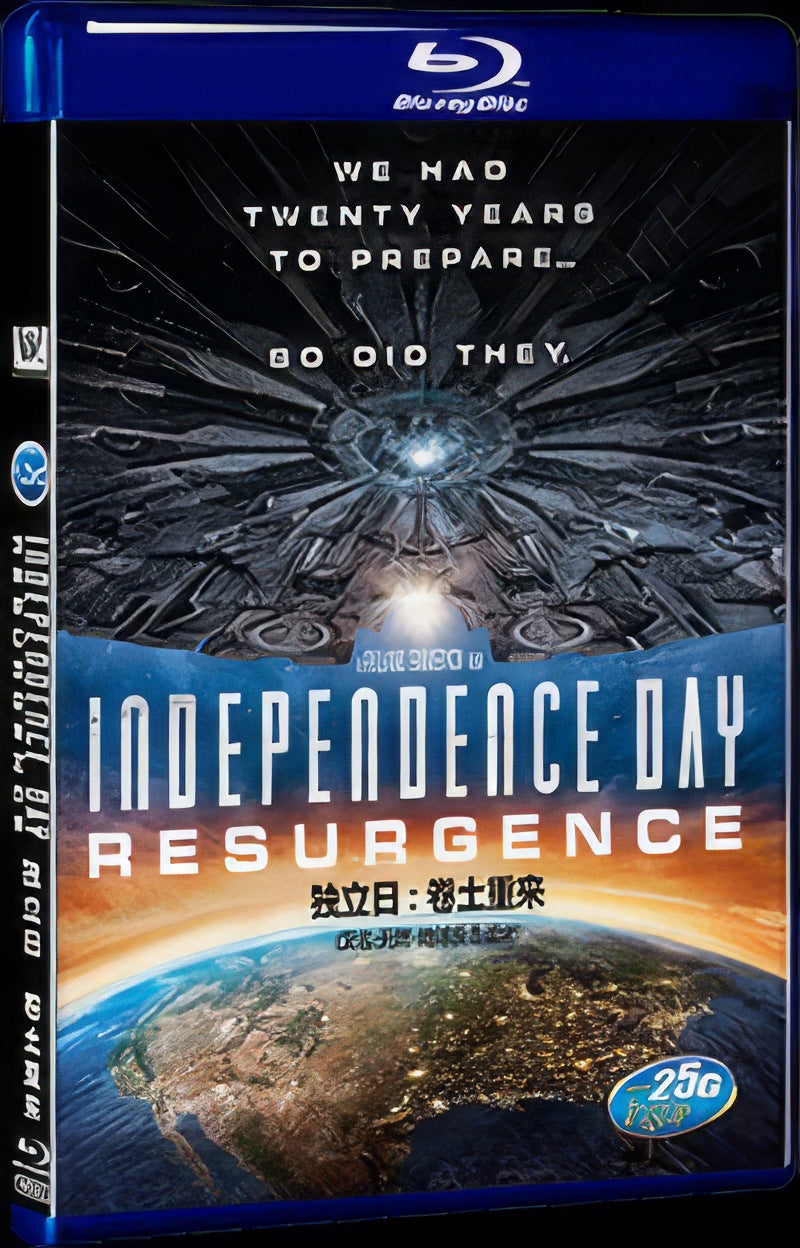 Independence Day: Resurgence (2016) Movie 1-Disc Box Set for Gift Collection Blu-ray