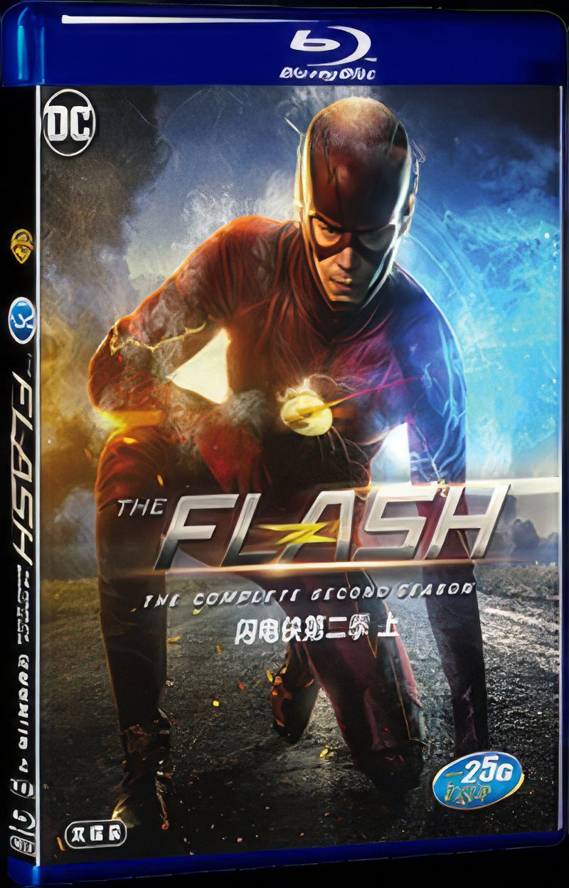 The Flash Season 2 (2015) Movie 4-Disc Box Set for Gift Collection Blu-ray