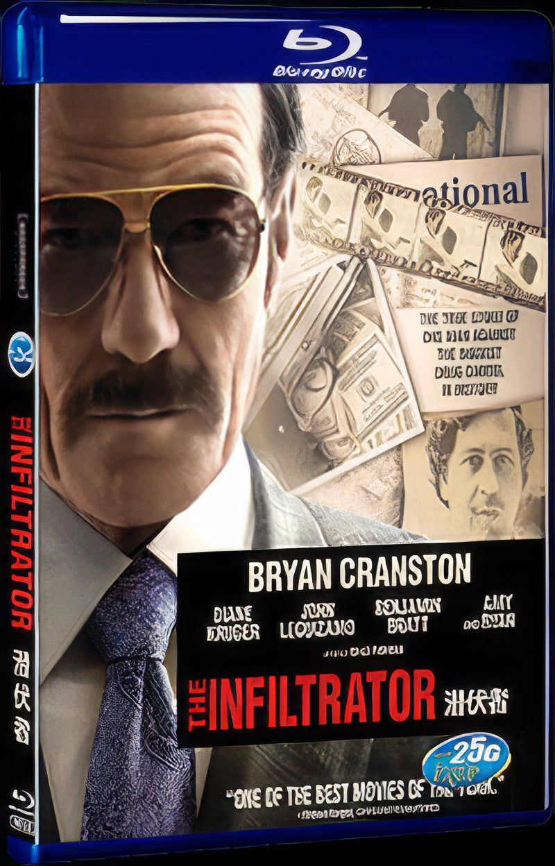 The Infiltrator (2016) Movie 1-Disc Box Set for Gift Collection Blu-ray