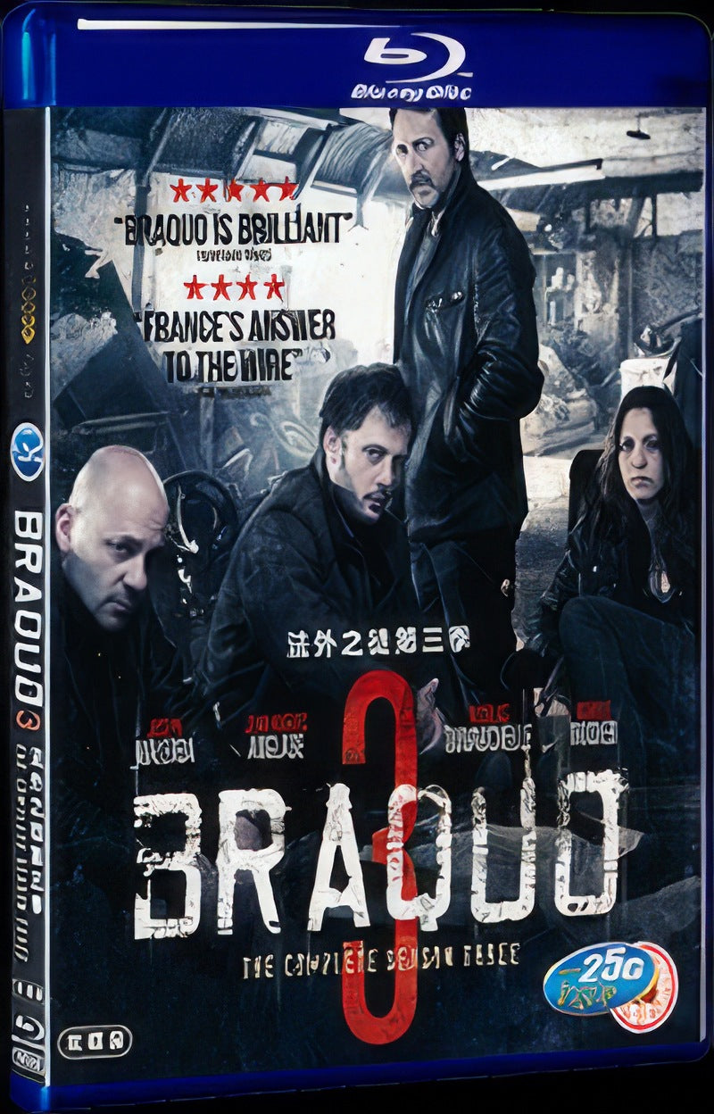 Braquo Season 3 (2014) Movie 2-Disc Box Set for Gift Collection Blu-ray