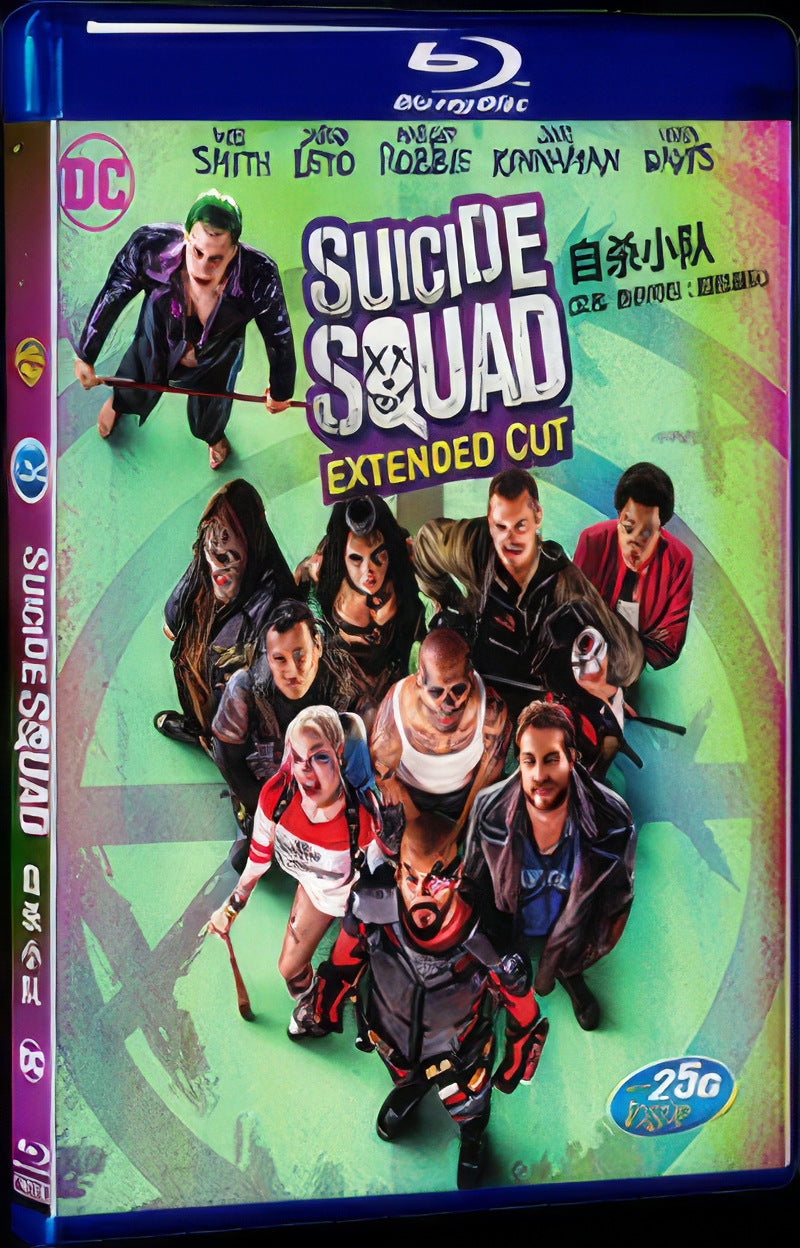 Suicide Squad (2016) Movie 1-Disc Box Set for Gift Collection Blu-ray