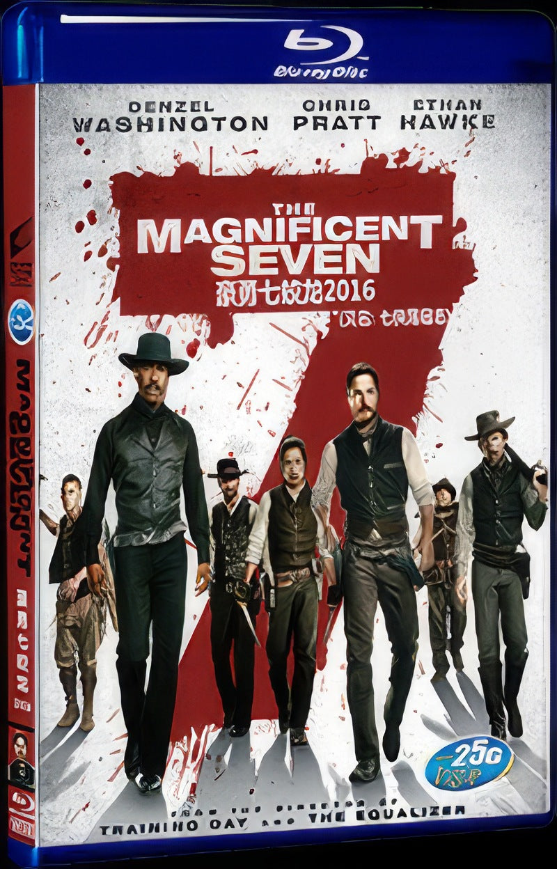 The Magnificent Seven (2016) Movie 1-Disc Box Set for Gift Collection Blu-ray