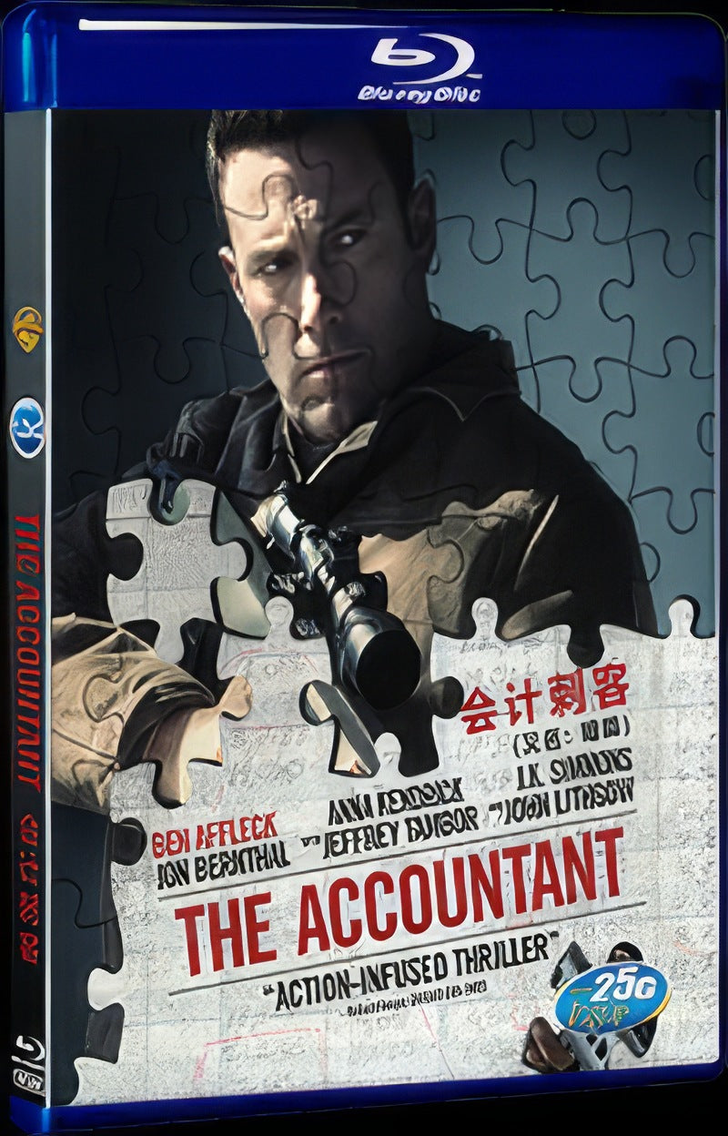 The Accountant (2016) Movie 1-Disc Box Set for Gift Collection Blu-ray