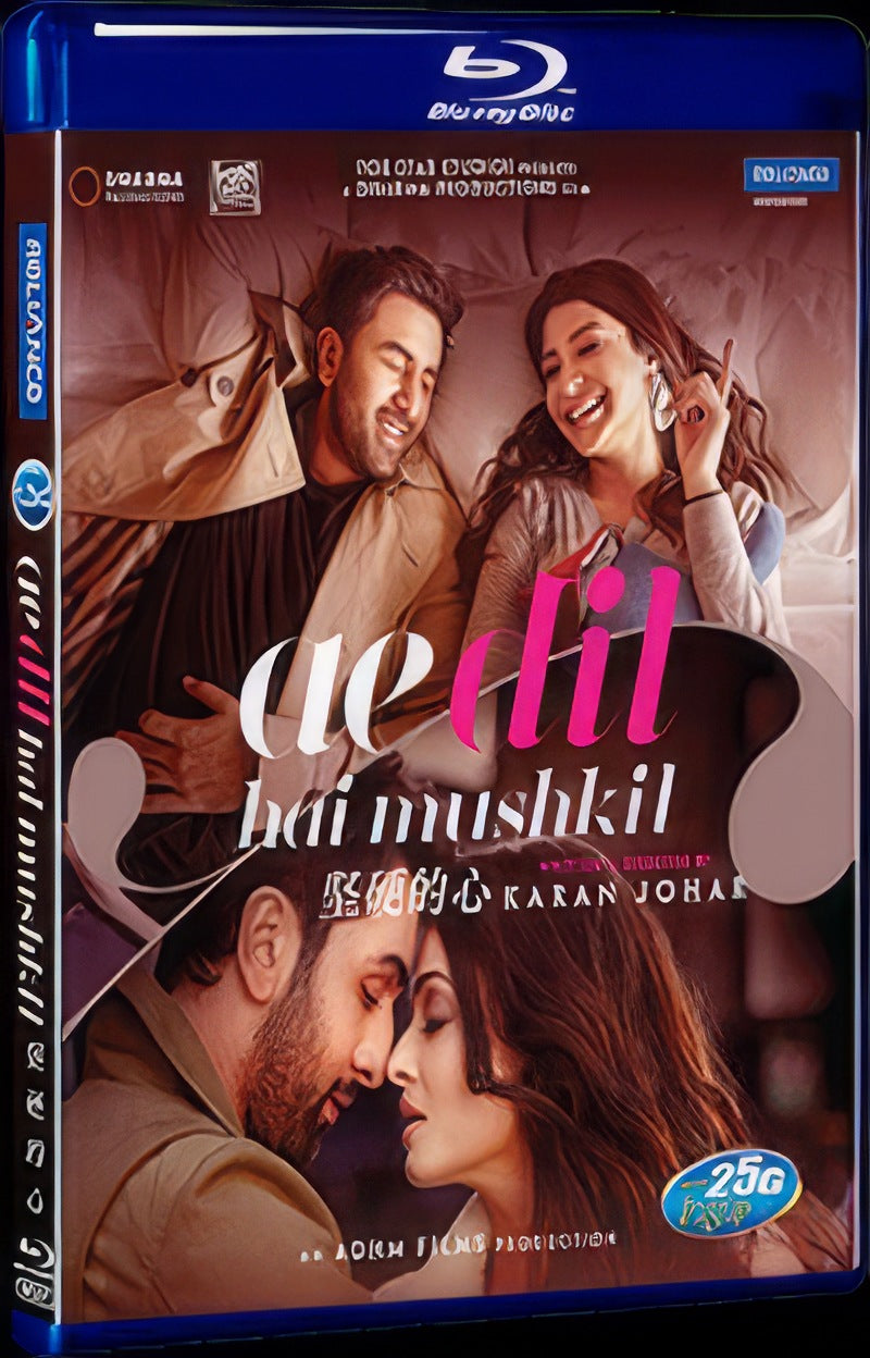 Ae Dil Hai Mushkil (2016) Movie 1-Disc Box Set for Gift Collection Blu-ray