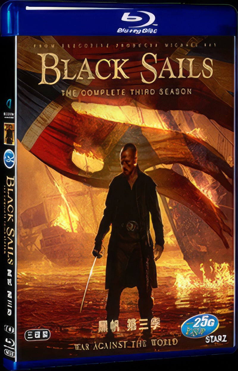 Black Sails Season 3 (2016) Movie 3-Disc Box Set for Gift Collection Blu-ray