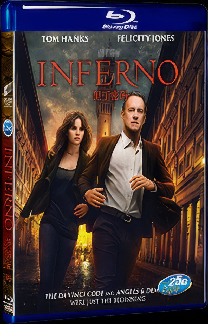 Inferno (2016) Movie 1-Disc Box Set for Gift Collection Blu-ray
